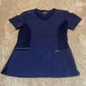Sanibel scrub top in Navy